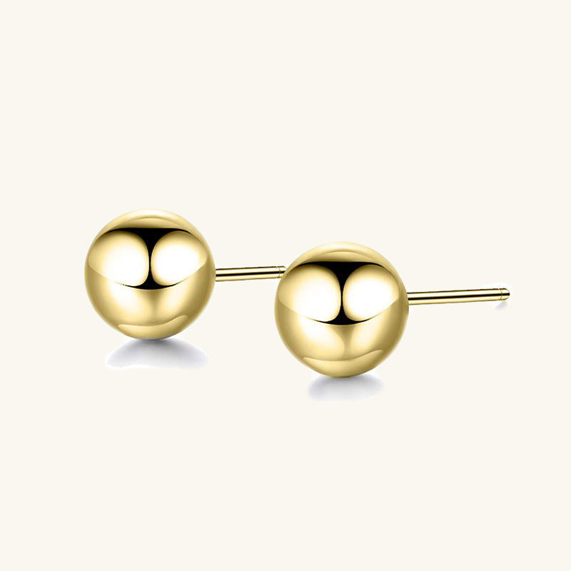 Round Ball Earrings