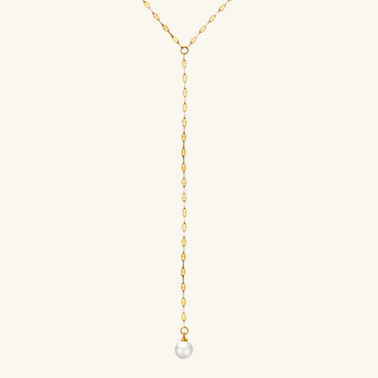 Y-Shaped Teardrop Necklace - Wrenlee
