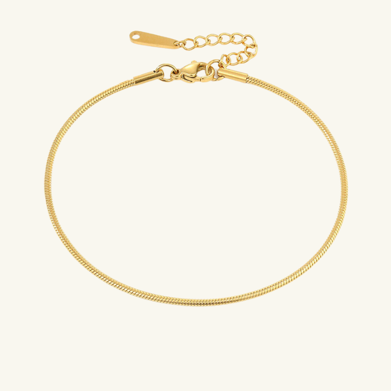 Snake Chain Anklet - Wrenlee