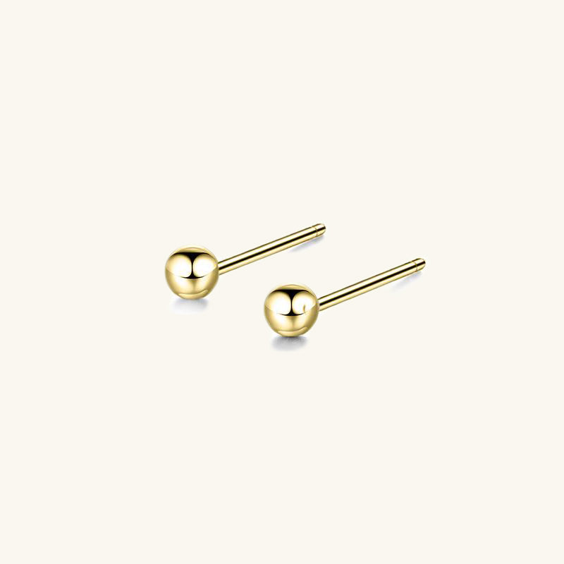 Round Ball Earrings