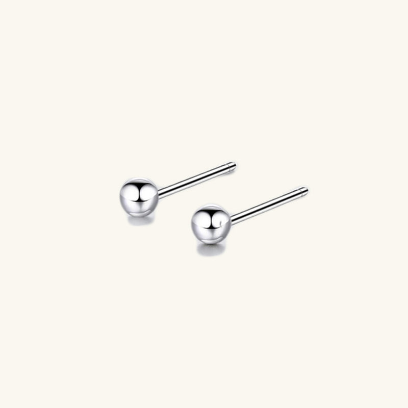 Round Ball Earrings