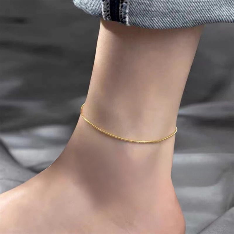 Snake Chain Anklet - Wrenlee