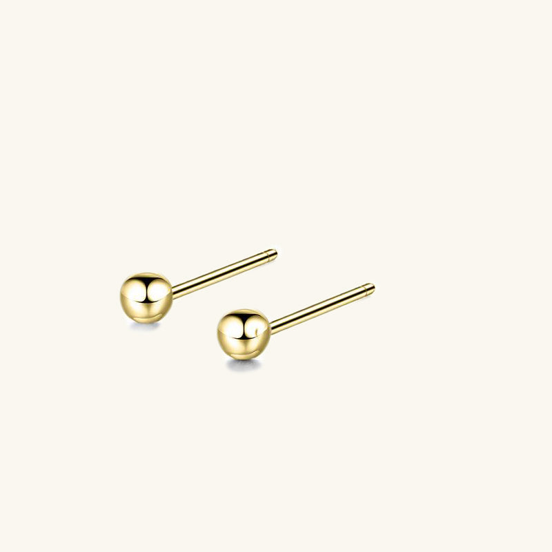 Round Ball Earrings