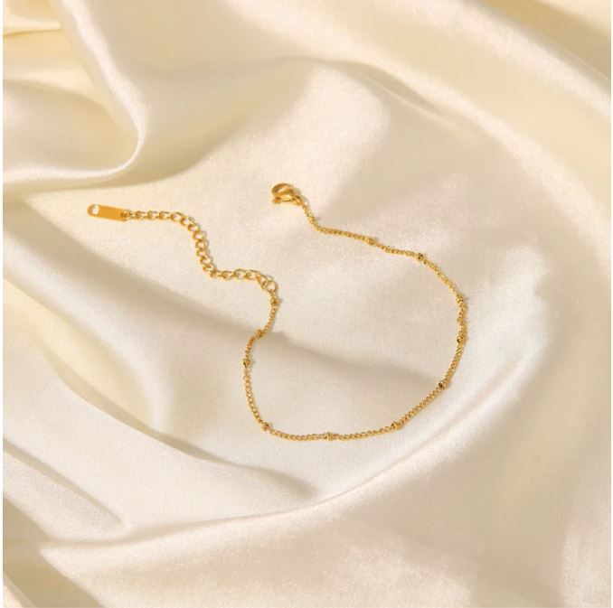 Beaded Chain Anklet
