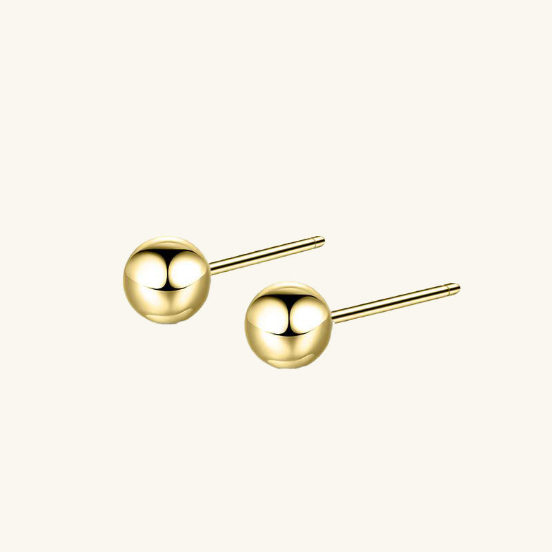 Round Ball Earrings