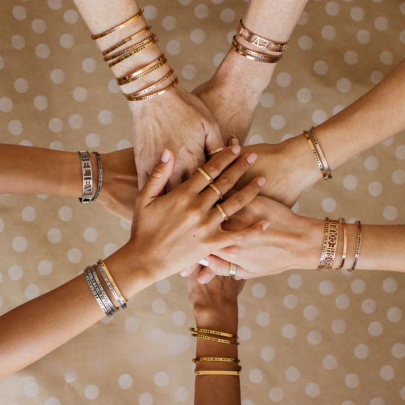 Classic Engraved Cuff Bracelet - Wrenlee