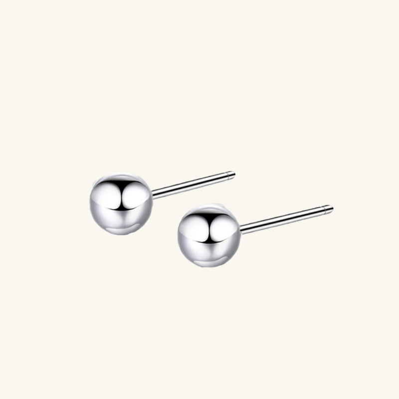 Round Ball Earrings