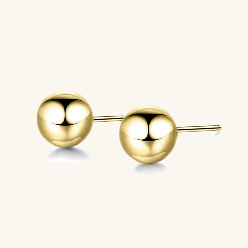 Round Ball Earrings