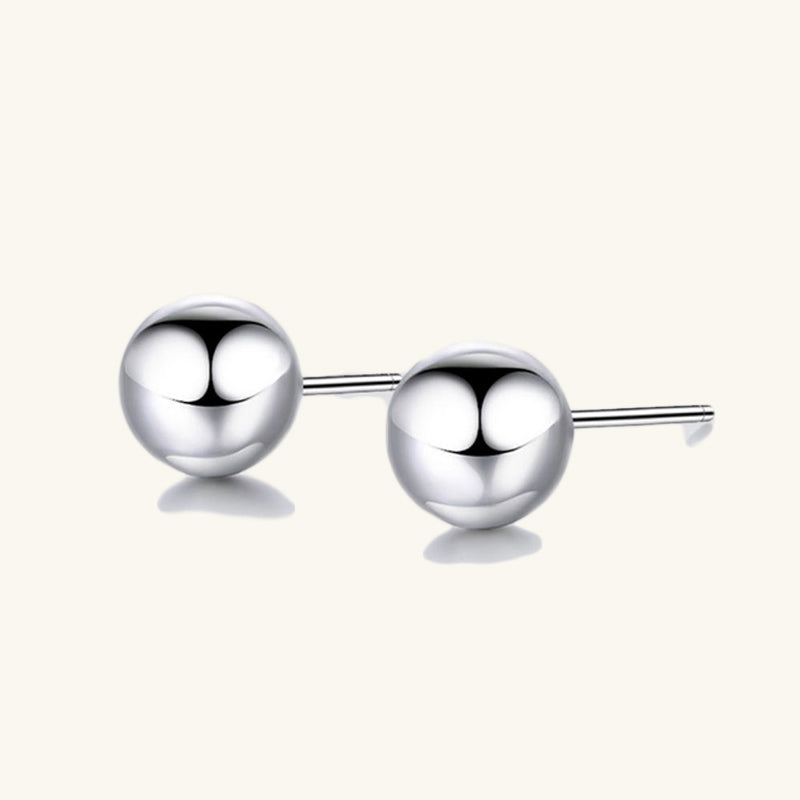 Round Ball Earrings