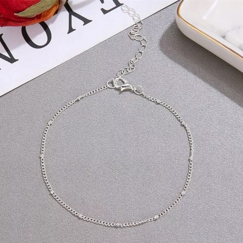 Beaded Chain Anklet
