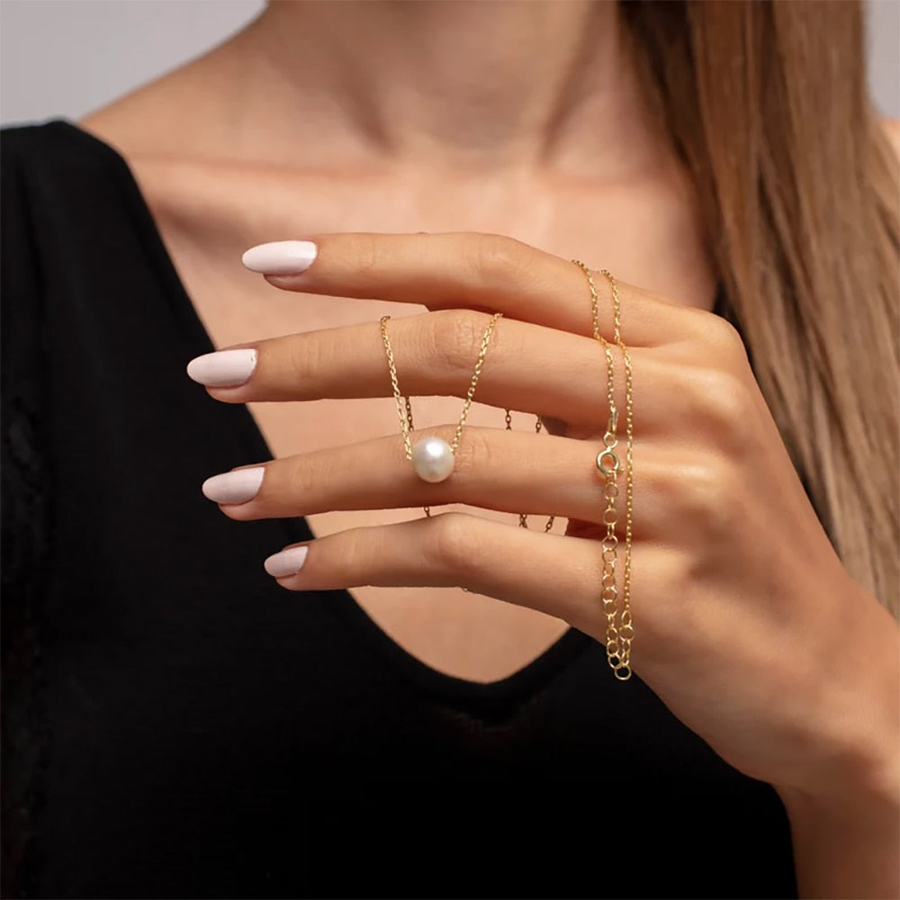 Cloud Pearl Necklace - Wrenlee