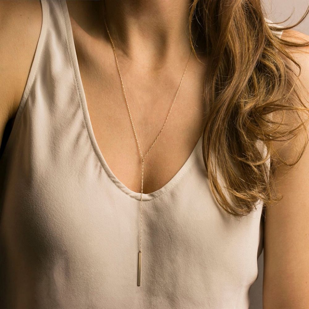 Lariat Chain Necklace - Wrenlee