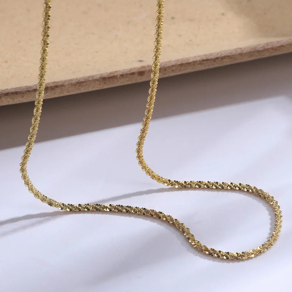 Sparkling Clavicle Necklace