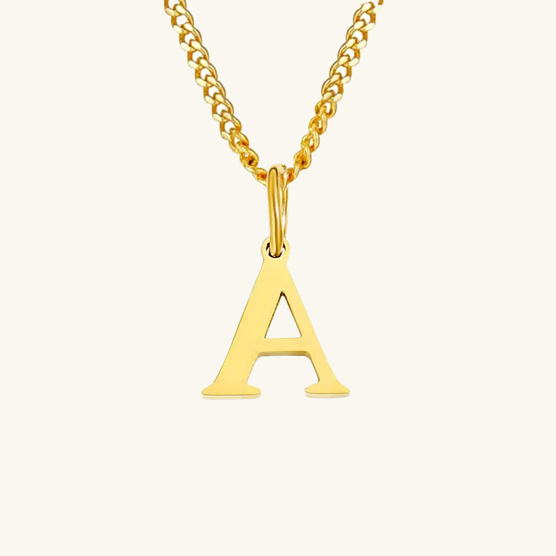 Azalea Single Letter Necklace