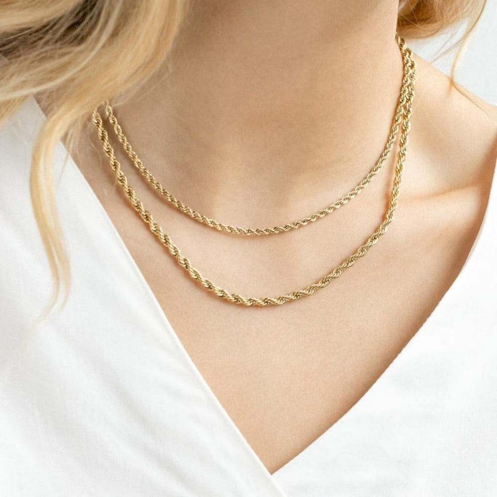 Twisted Chain Necklaces - Wrenlee