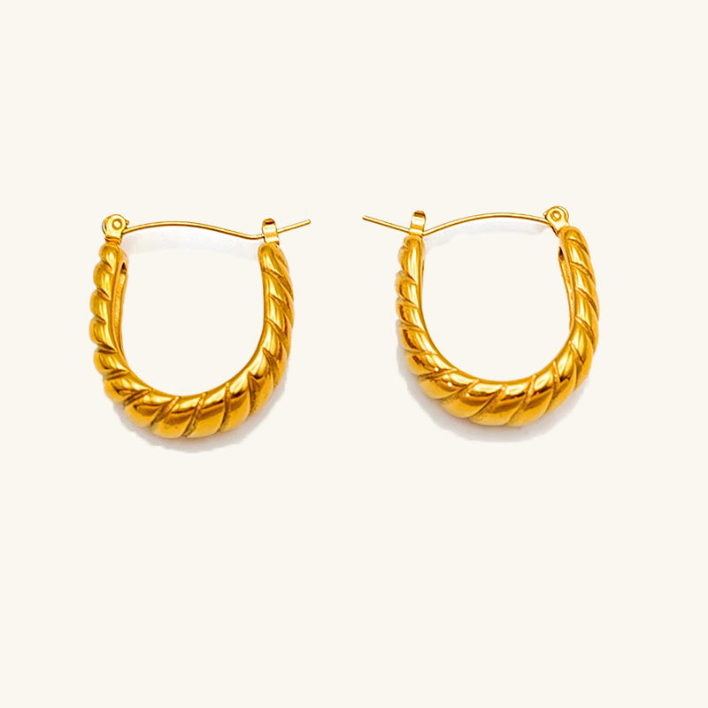 Croissant Hoop Earrings