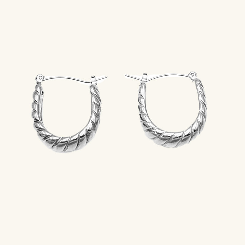 Croissant Hoop Earrings