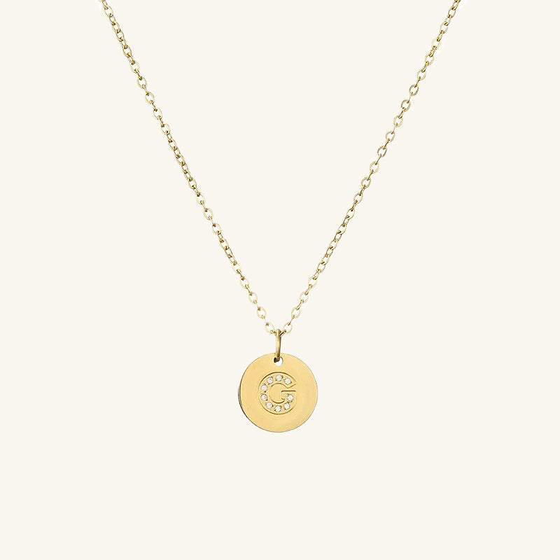 Amélie Initial O-Chain Necklace
