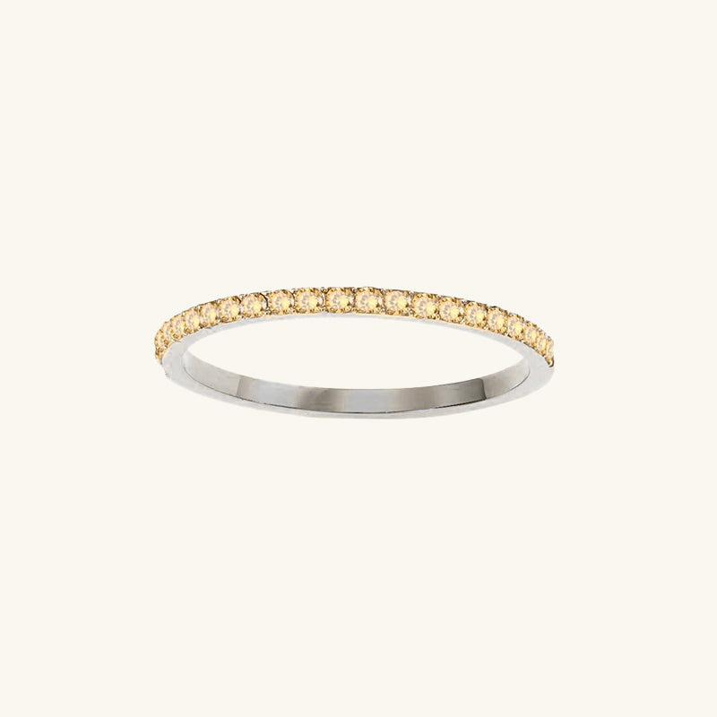 Andrea Silver Birthstone Ring