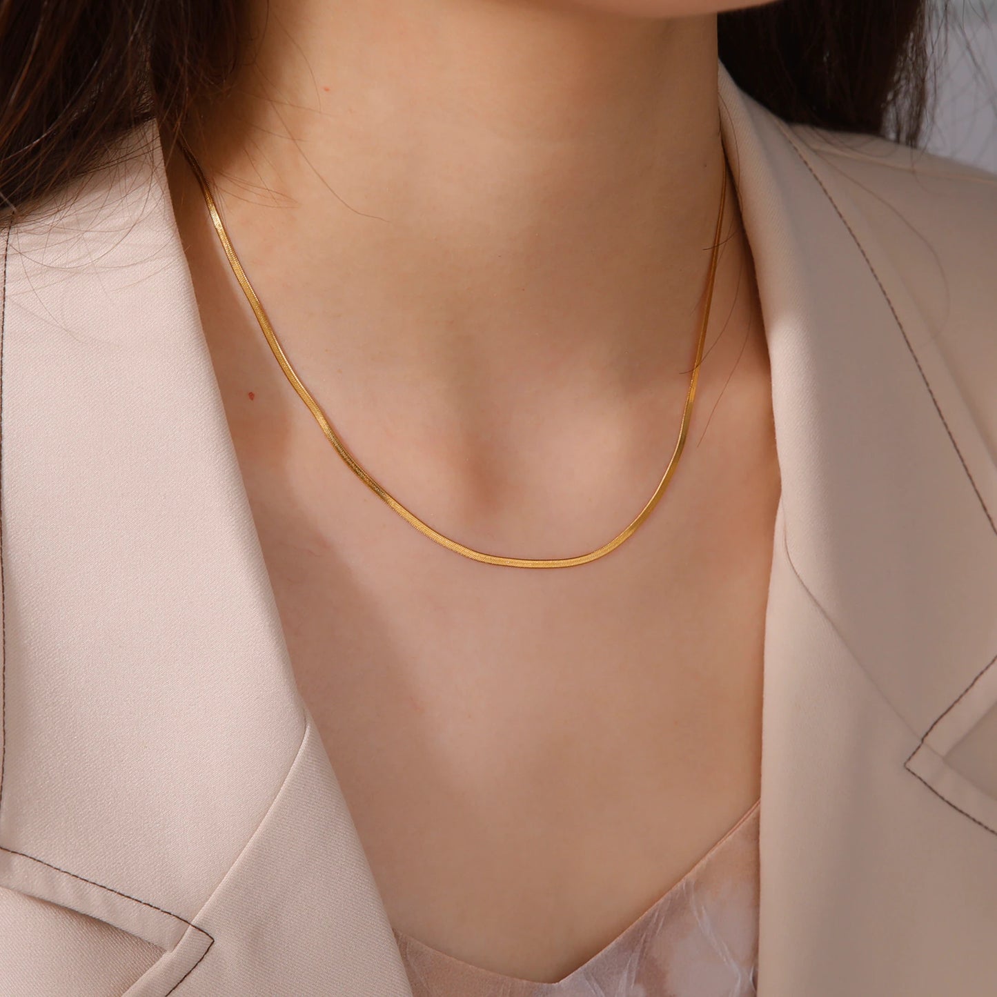 Serpentine Chain Necklace - Wrenlee