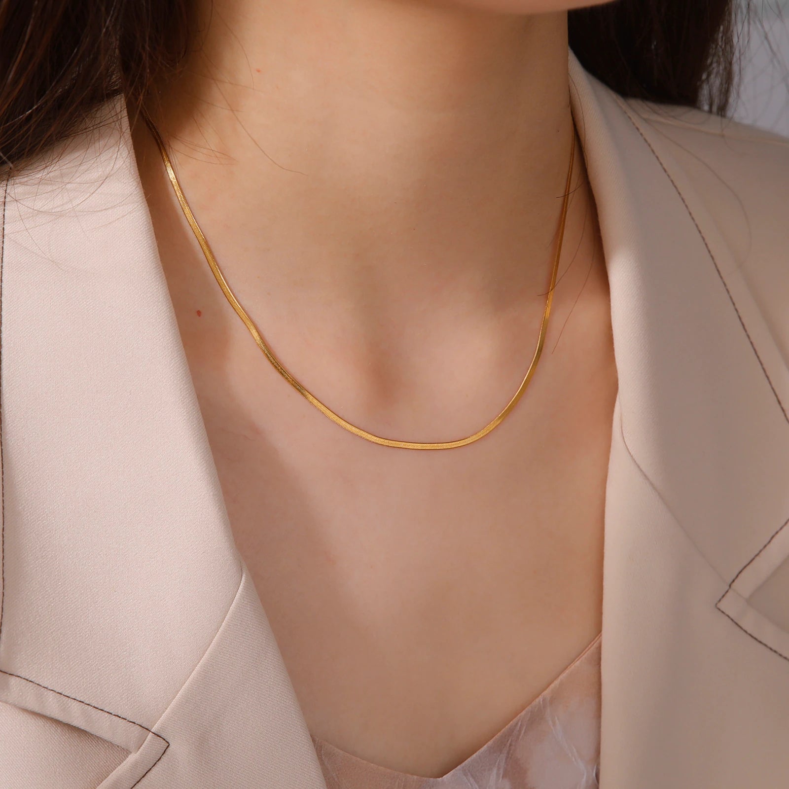 Serpentine Chain Necklace - Wrenlee