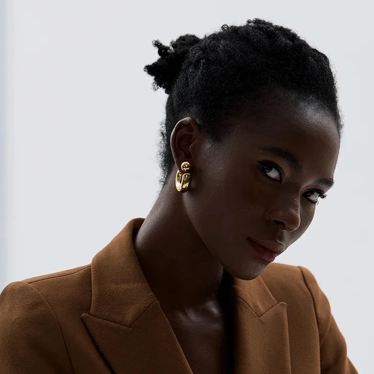 Thick Roundy Earrings
