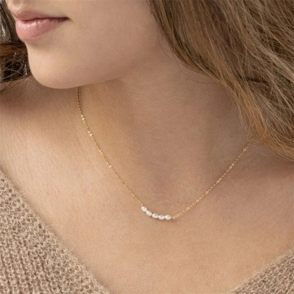 Baroque Pearl Choker - Wrenlee