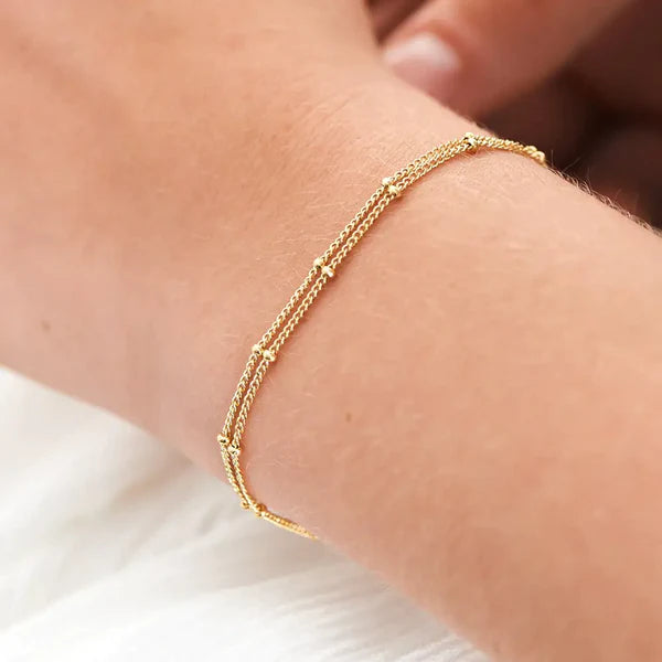 Multilayer Classic Bead Chain Bracelet - Wrenlee