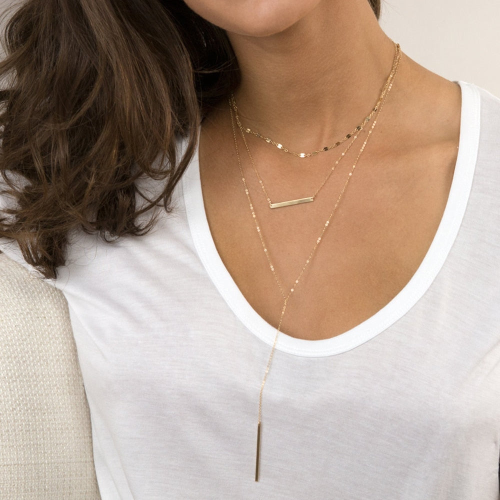 Link Chain Choker Necklace - Wrenlee