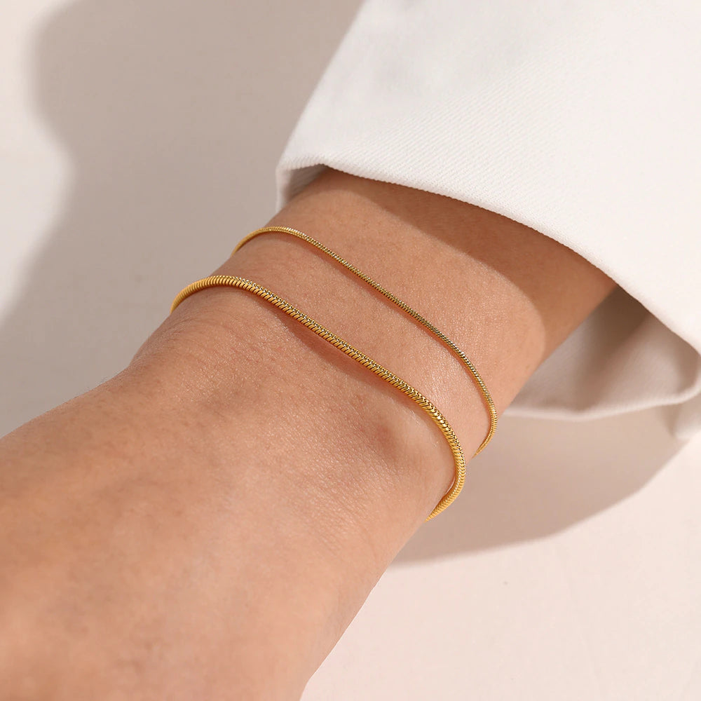 Snake Chain Bracelet - Wrenlee