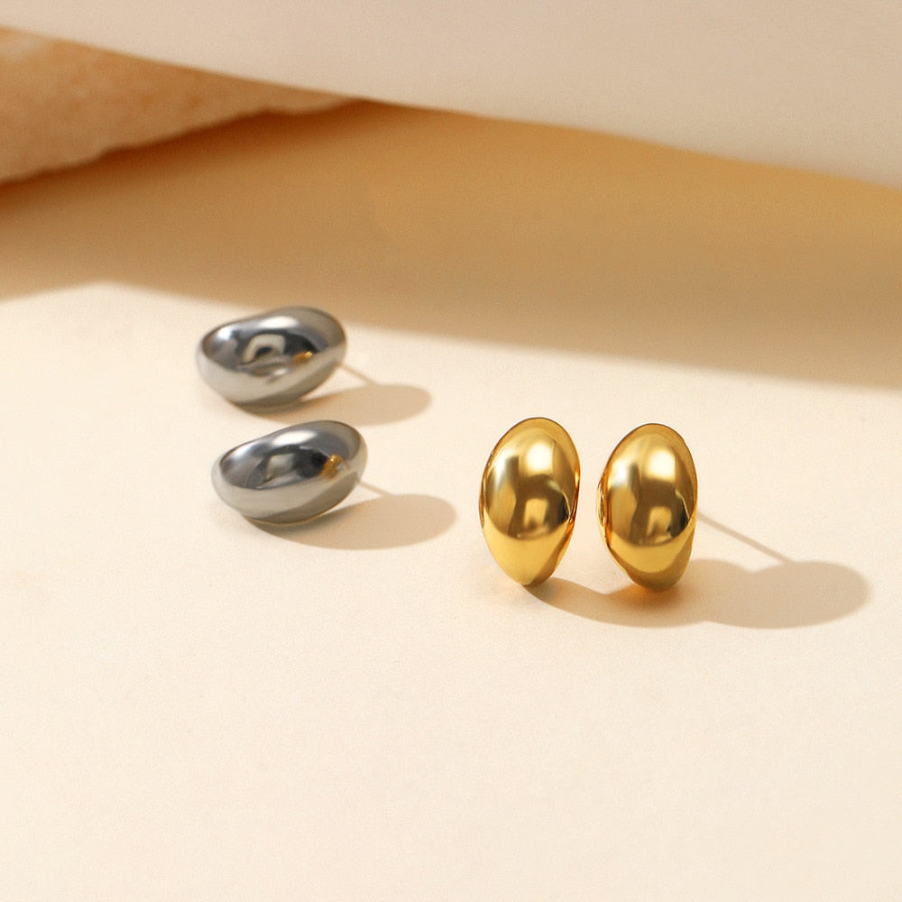 Thick Hoop Earrings - Wrenlee