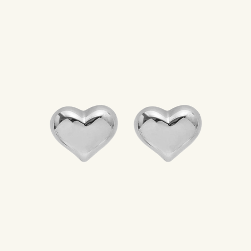 Heart Stud Earrings - Wrenlee