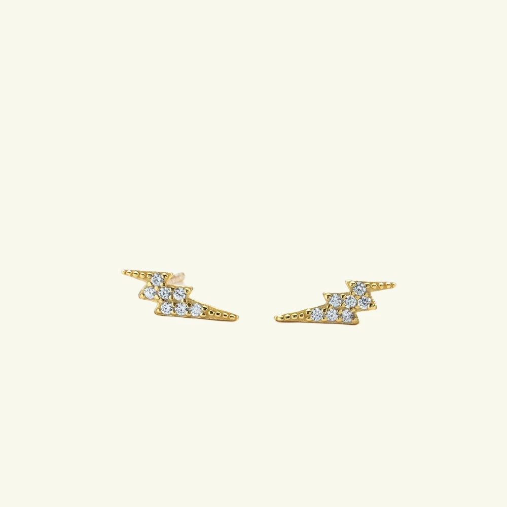 Bright Thunder Stud Earring Clips