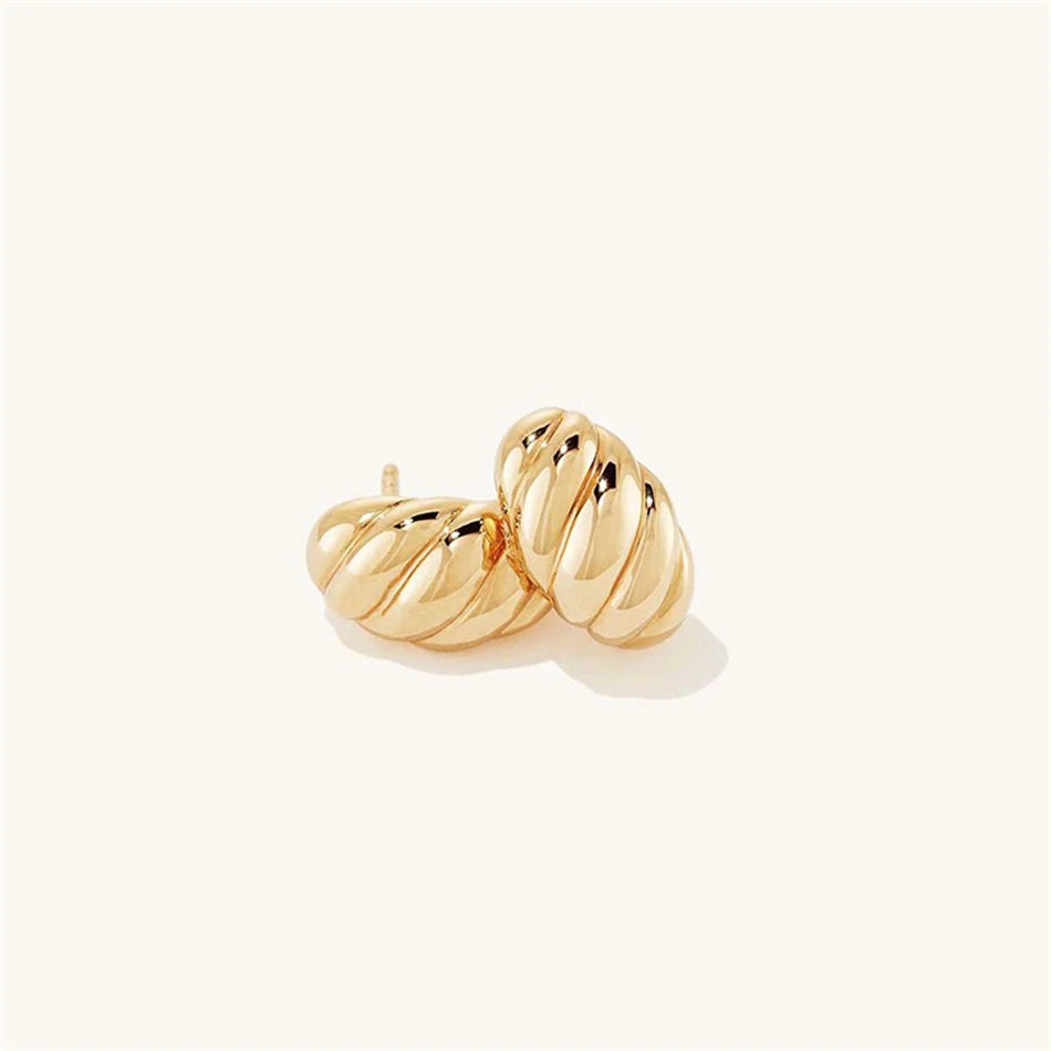 Chunky Croissant Shaped Earrings