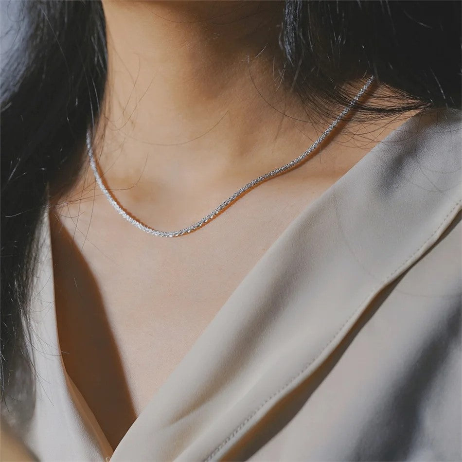 Sparkling Clavicle Necklace