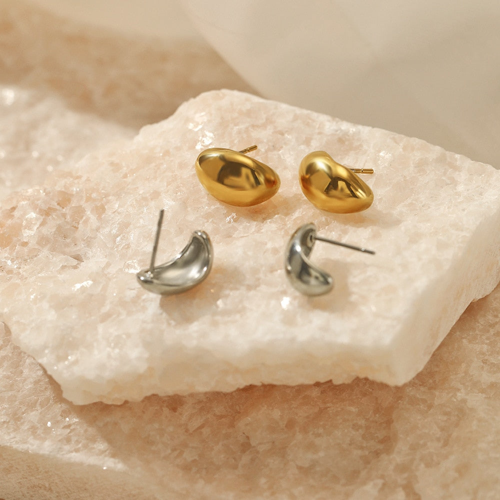 Thick Hoop Earrings - Wrenlee