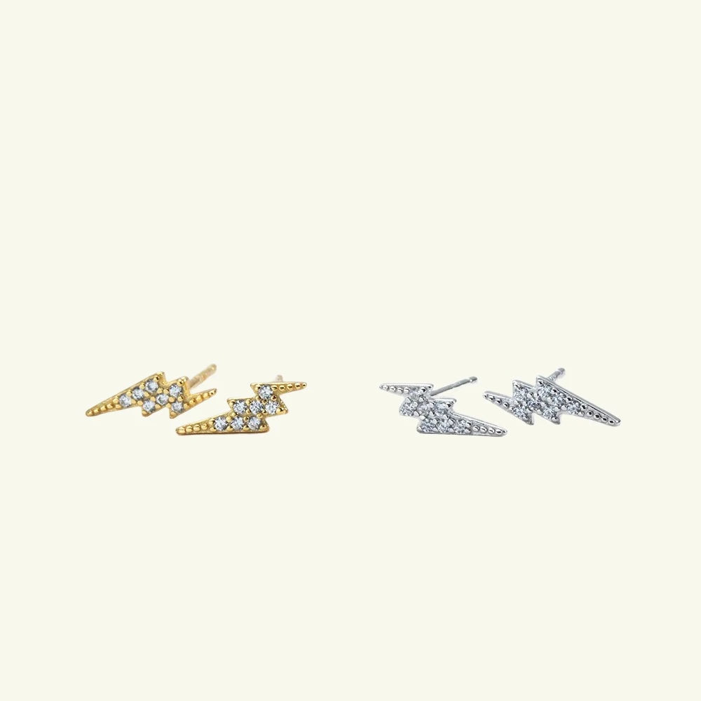 Bright Thunder Stud Earring Clips