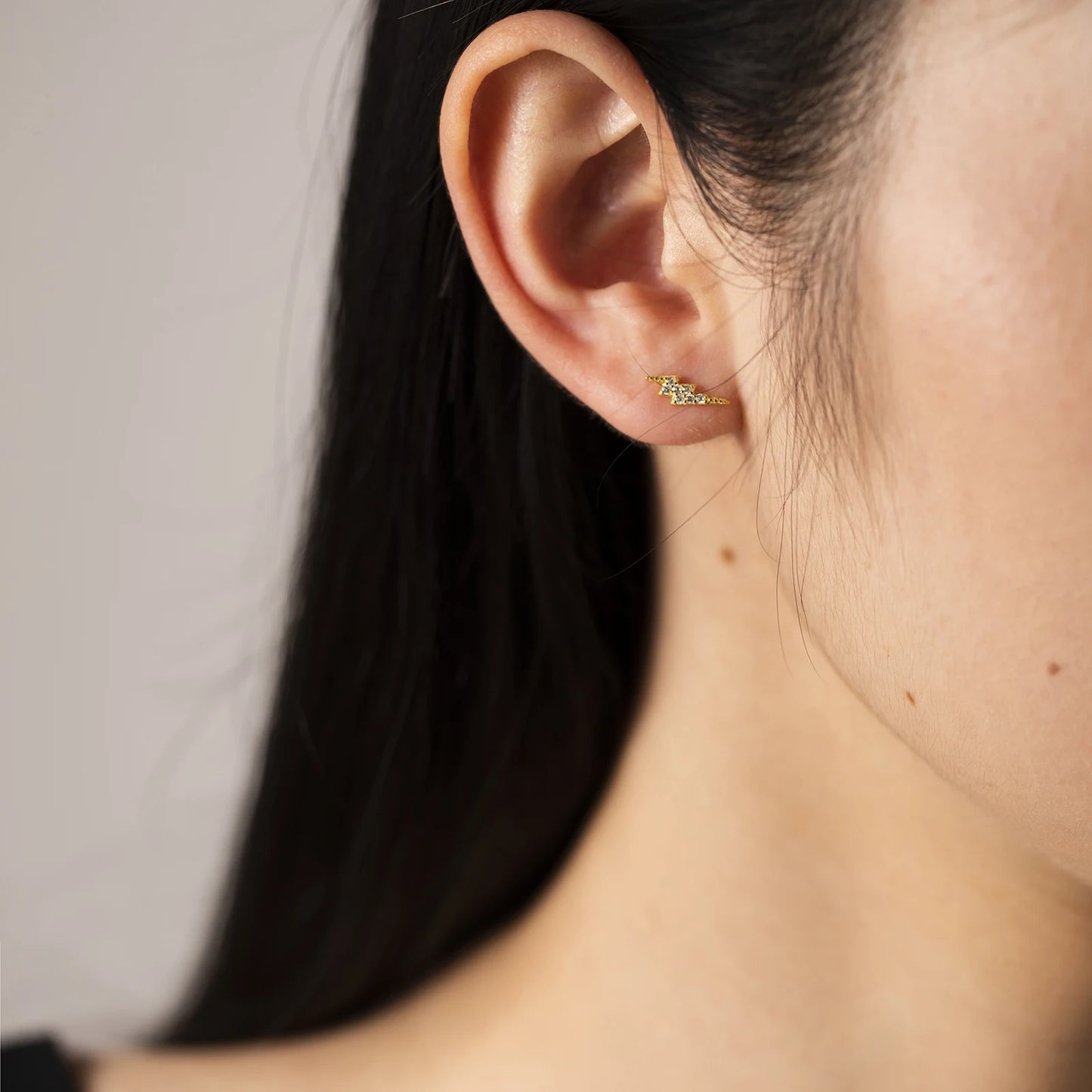 Bright Thunder Stud Earring Clips