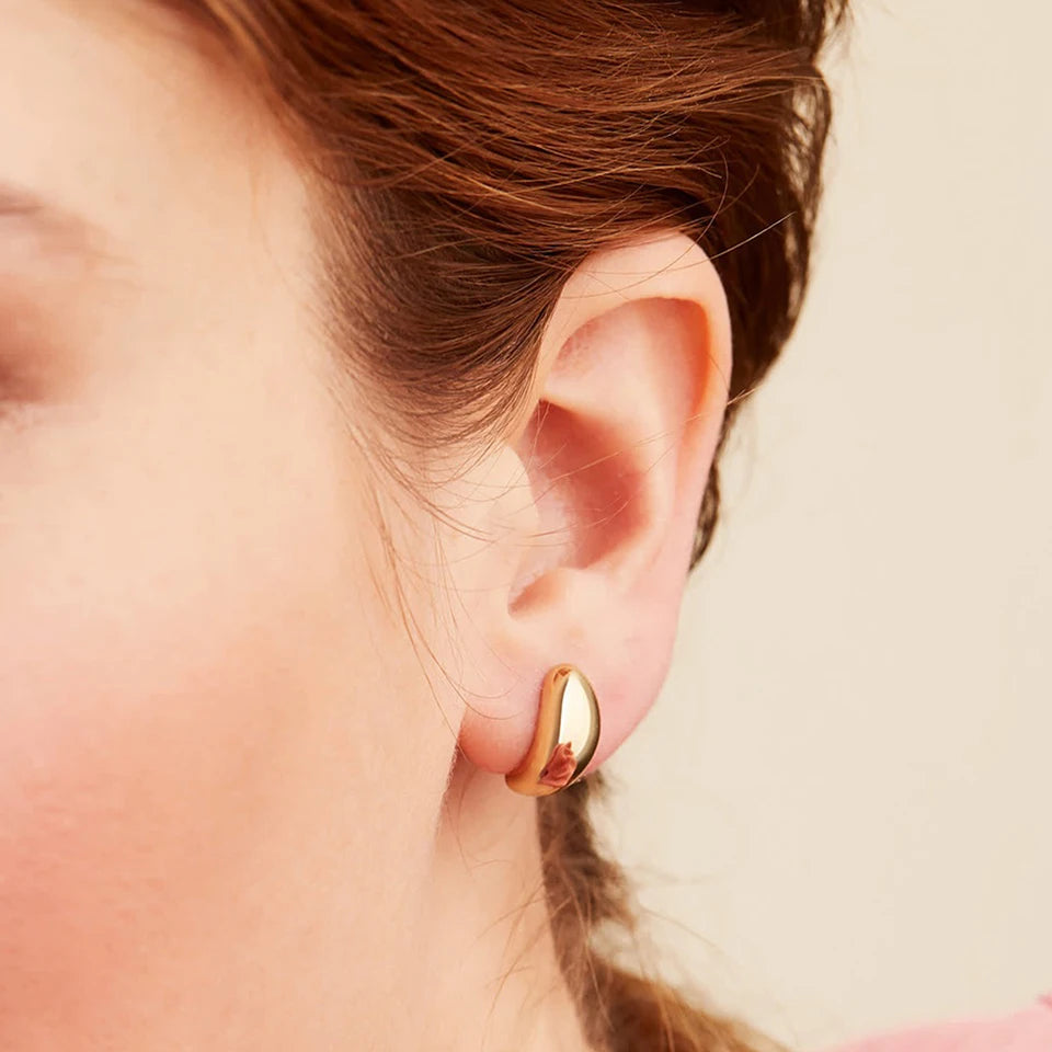 Thick Hoop Earrings