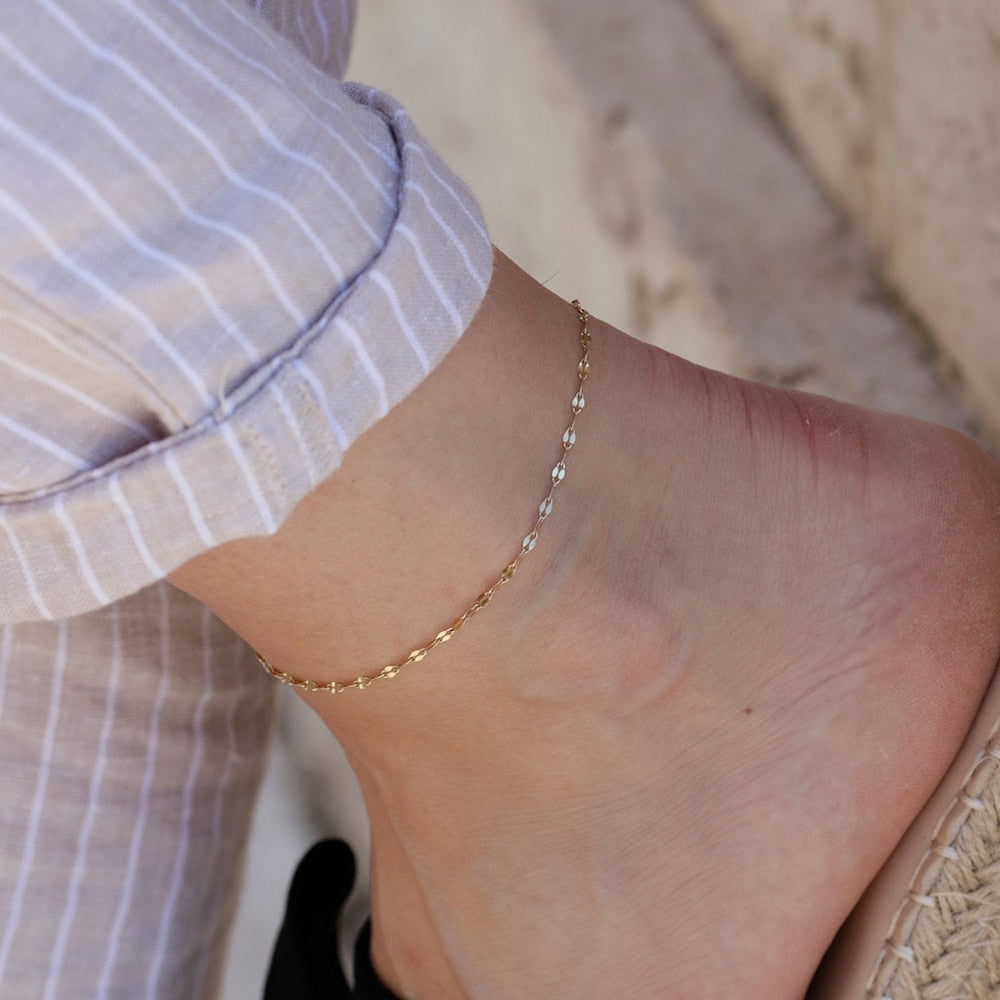 Fish Lips Chain Anklet - Wrenlee