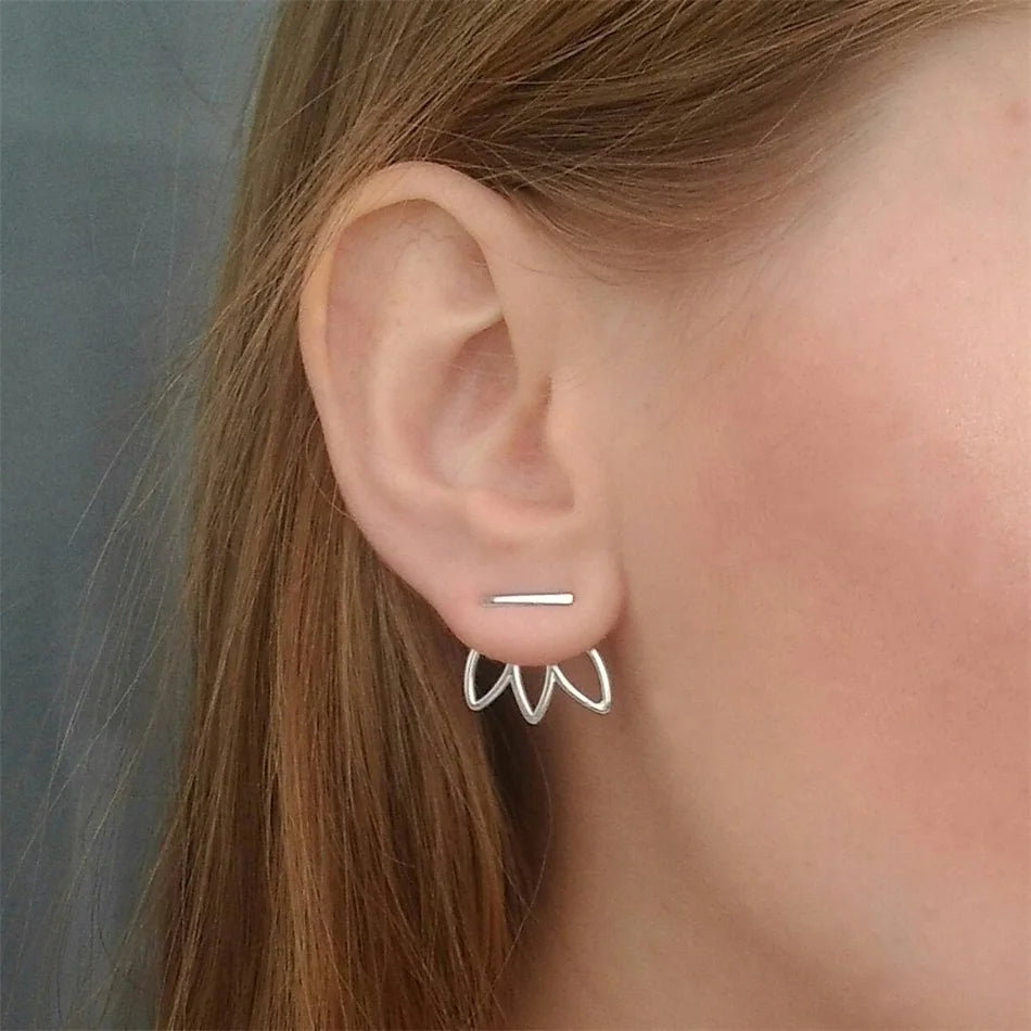 Geo Blossom Studs
