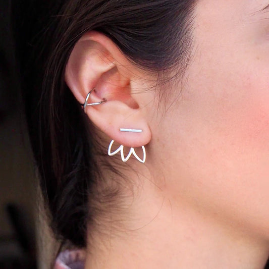 Geo Blossom Studs