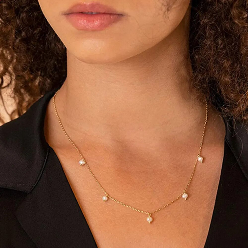Choker Pearl Necklace