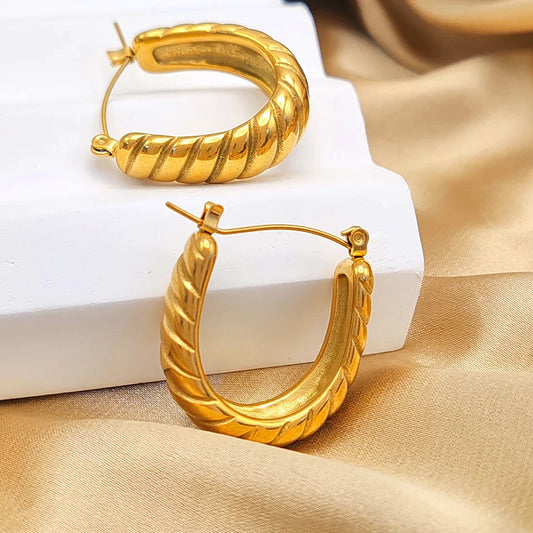 Croissant Hoop Earrings