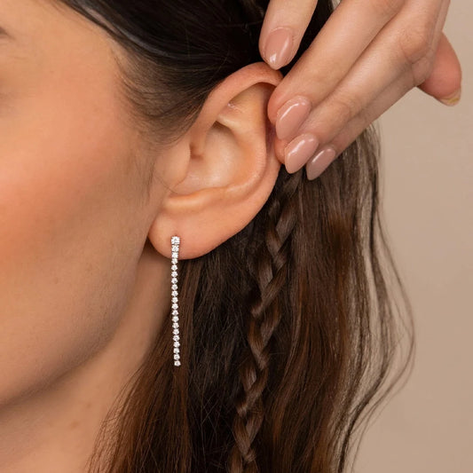 Tennis Chain Earrings