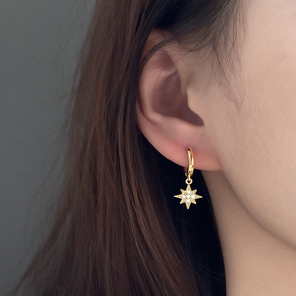 Star & Moon Earrings - Wrenlee
