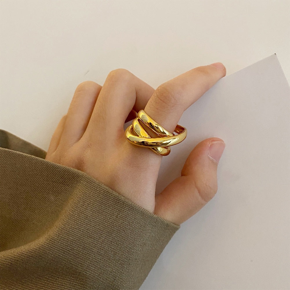 Cross Multilayer Ring - Wrenlee