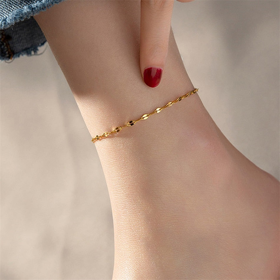 Fish Lips Chain Anklet - Wrenlee