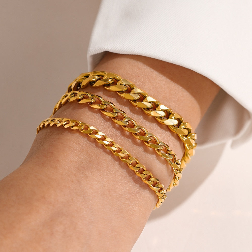 Cuban Chain Bracelet - Wrenlee