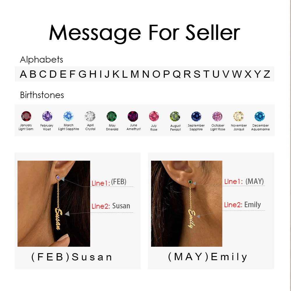 Celestial Birthstone Drops